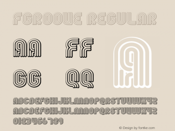 FGroove Regular Version 1.000;PS 001.000;hotconv 1.0.38 Font Sample