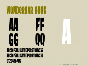 Wunderbar Book Version 1.5 Font Sample