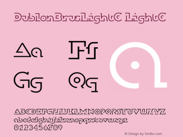 DublonBrusLightC LightC Version 001.000图片样张