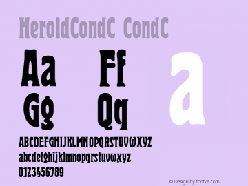 HeroldCondC CondC Version 001.000图片样张