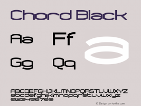 Chord Black Version 001.000图片样张