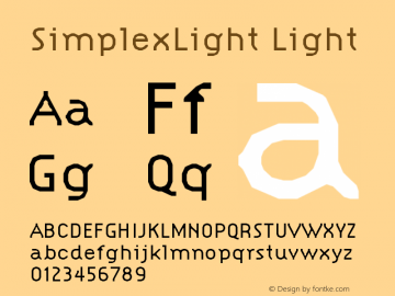 SimplexLight Light Version 001.000图片样张