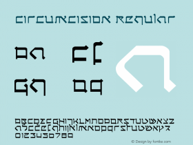 Circumcision Regular Version 001.000 Font Sample