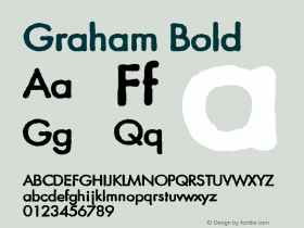 Graham Bold Version 001.000图片样张