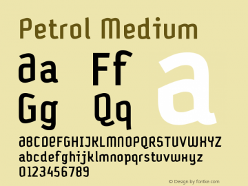 Petrol Medium Version 001.000图片样张