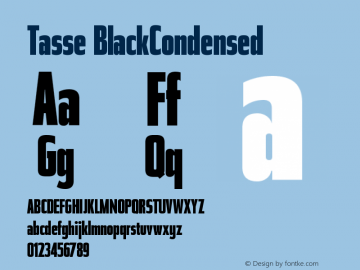 Tasse BlackCondensed Version 001.000图片样张