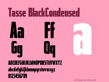 Tasse BlackCondensed Version 001.000图片样张