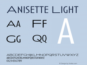 Anisette Light Version 001.000图片样张