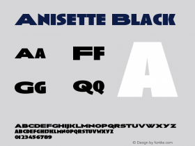 Anisette Black Version 001.000图片样张