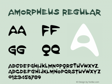 Amorpheus Regular 001.000图片样张