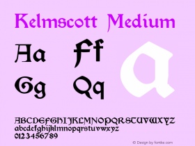 Kelmscott Medium 001.000图片样张