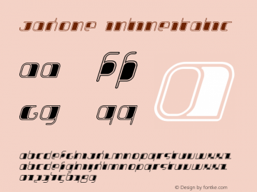 Jakone InlineItalic Version 001.000图片样张