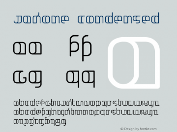 Jakone Condensed Version 001.000图片样张