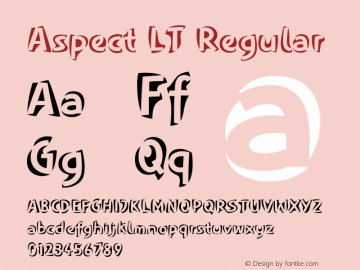 Aspect LT Regular Version 001.001图片样张