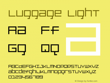 Luggage Light Version 001.000图片样张