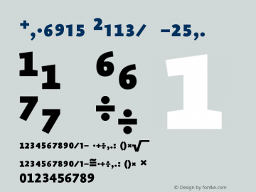 Profile BlackNumbers Version 001.000图片样张