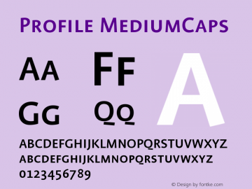 Profile MediumCaps Version 001.000图片样张