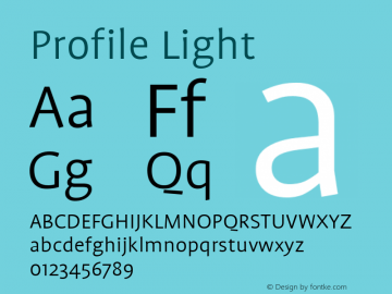 Profile Light 001.000图片样张