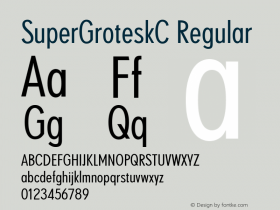 SuperGroteskC Regular 001.000图片样张