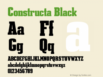 Constructa Black Version 001.000图片样张