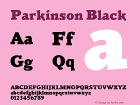 Parkinson Black Version 001.000图片样张