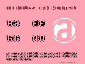 18 Holes BRK Normal Version 2.10 Font Sample