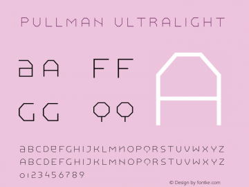 Pullman Ultralight Version 001.000图片样张