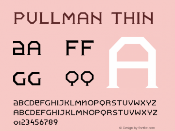 Pullman Thin Version 001.000图片样张