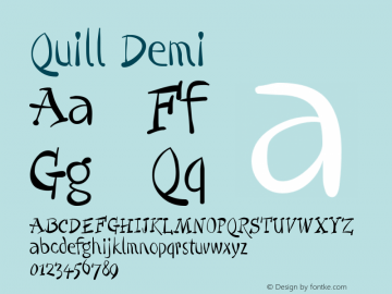 Quill Demi Version 001.000图片样张