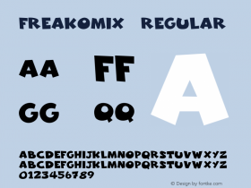 Freakomix Regular Unknown图片样张