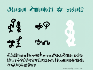 Bamum Symbols 1 Normal Version 001.000图片样张