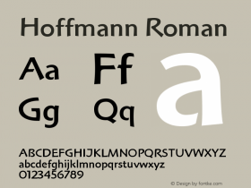 Hoffmann Roman Version 001.000图片样张