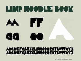 Limp Noodle Book Version 1.00 January 24, 200 Font Sample