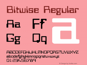 Bitwise Regular Version 1.03图片样张