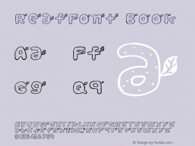 ReafFont Book Version 1.00 Font Sample