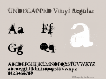 UNDECAPPED Vinyl Regular Version 1.00 March 6, 2006, initial release图片样张