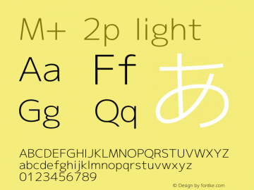 M+ 2p light Version 1.011图片样张