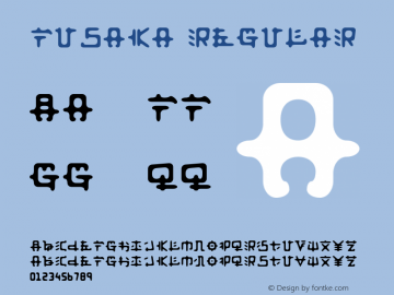 Fusaka Regular 001.000 Font Sample