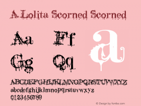 A Lolita Scorned Scorned Version 1.00 June 25, 2006, initial release图片样张