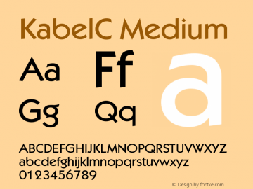 KabelC Medium Version 001.000图片样张