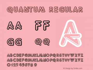 Quantum Regular 001.003 Font Sample