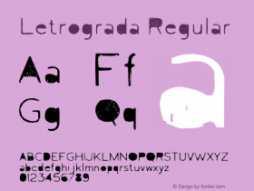 Letrograda Regular v1.3图片样张