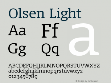 Olsen Light Version 004.301图片样张