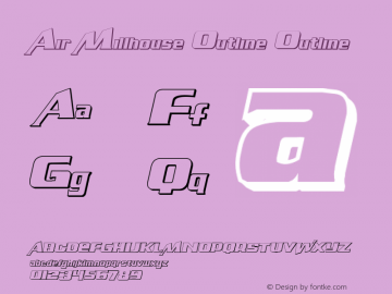 Air Millhouse Outline Outline email: maddhatter_dl@yahoo.com Font Sample