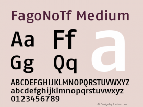 FagoNoTf Medium Version 001.000图片样张