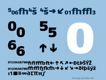 FagoEx Extrabold Version 001.000 Font Sample