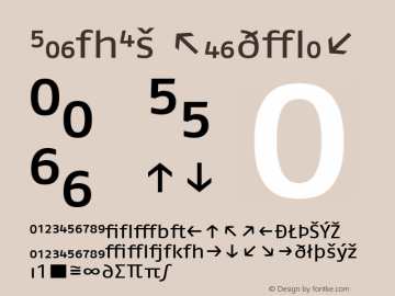 FagoEx Regular Version 001.000 Font Sample