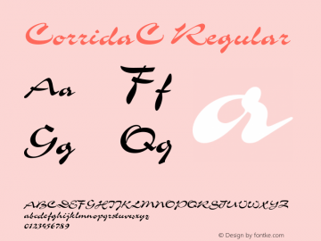 CorridaC Regular 001.000图片样张