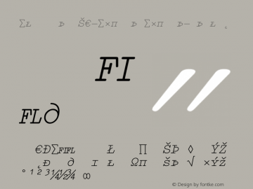 Elementa SC-Expert Expert-Italic Version 001.000图片样张