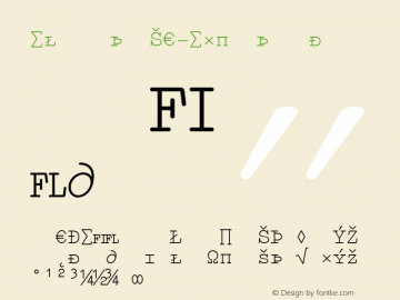Elementa SC-Expert Medium Version 001.000 Font Sample
